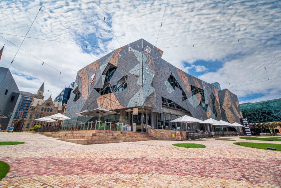 Melbourne’s Federation Square, Melbourne, Victoria, Australia